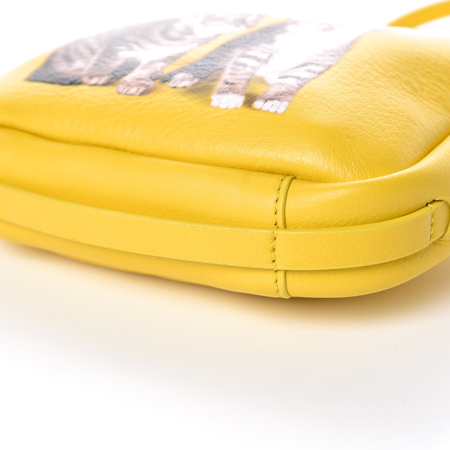 Calfskin XS Everyday Kittens Camera Bag Jaune