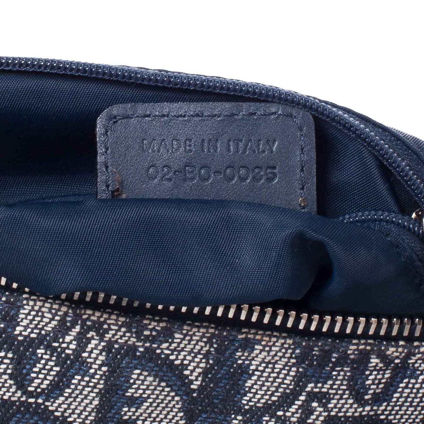 Denim Monogram Boston Navy Blue