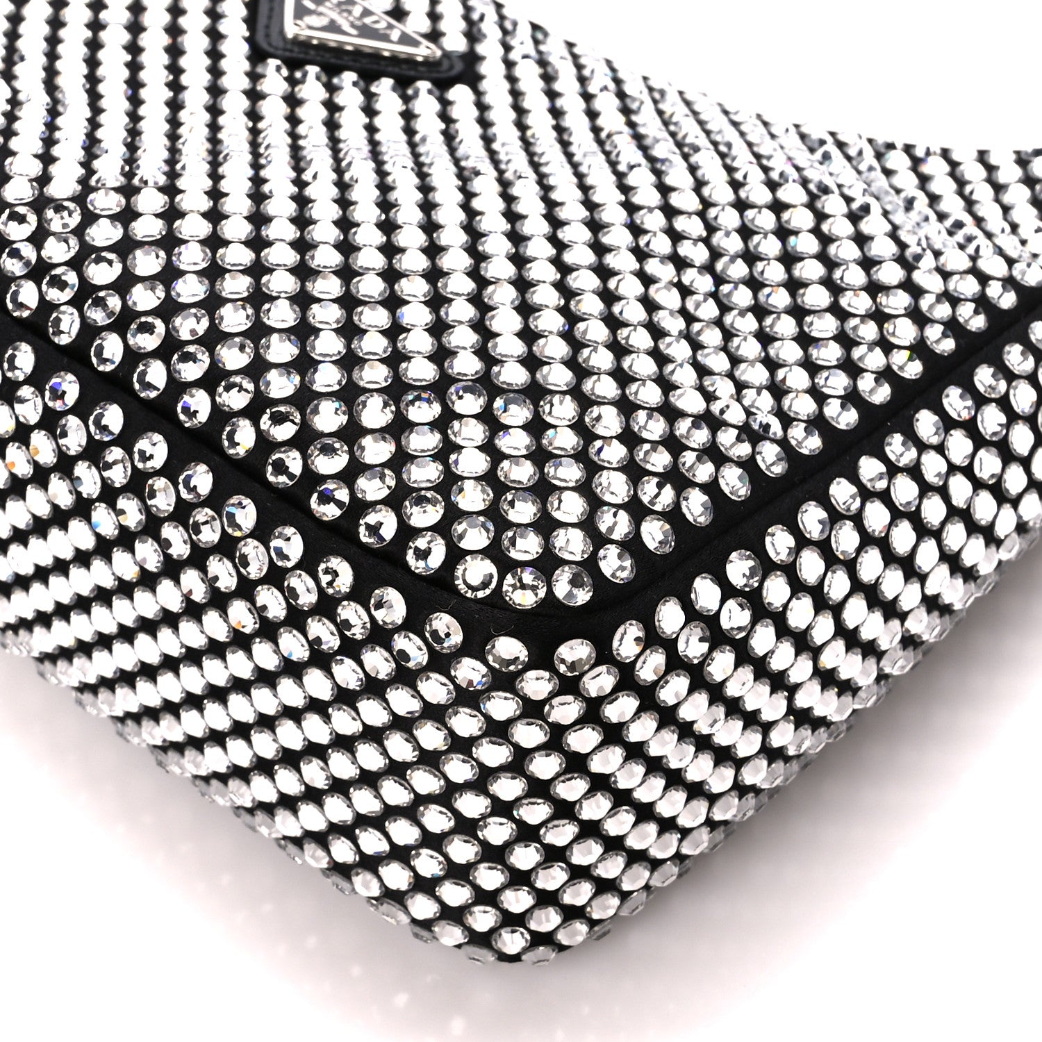 Prada Satin Crystal Mini Re-Edition 2000 Bag Cristal 11 of 12