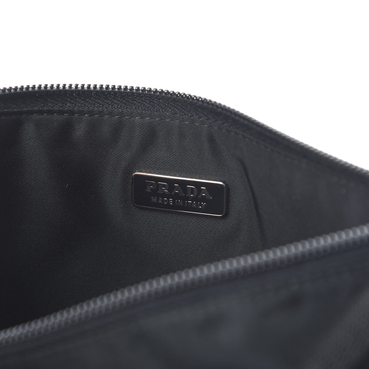Tessuto Nylon Pochette Bag Black