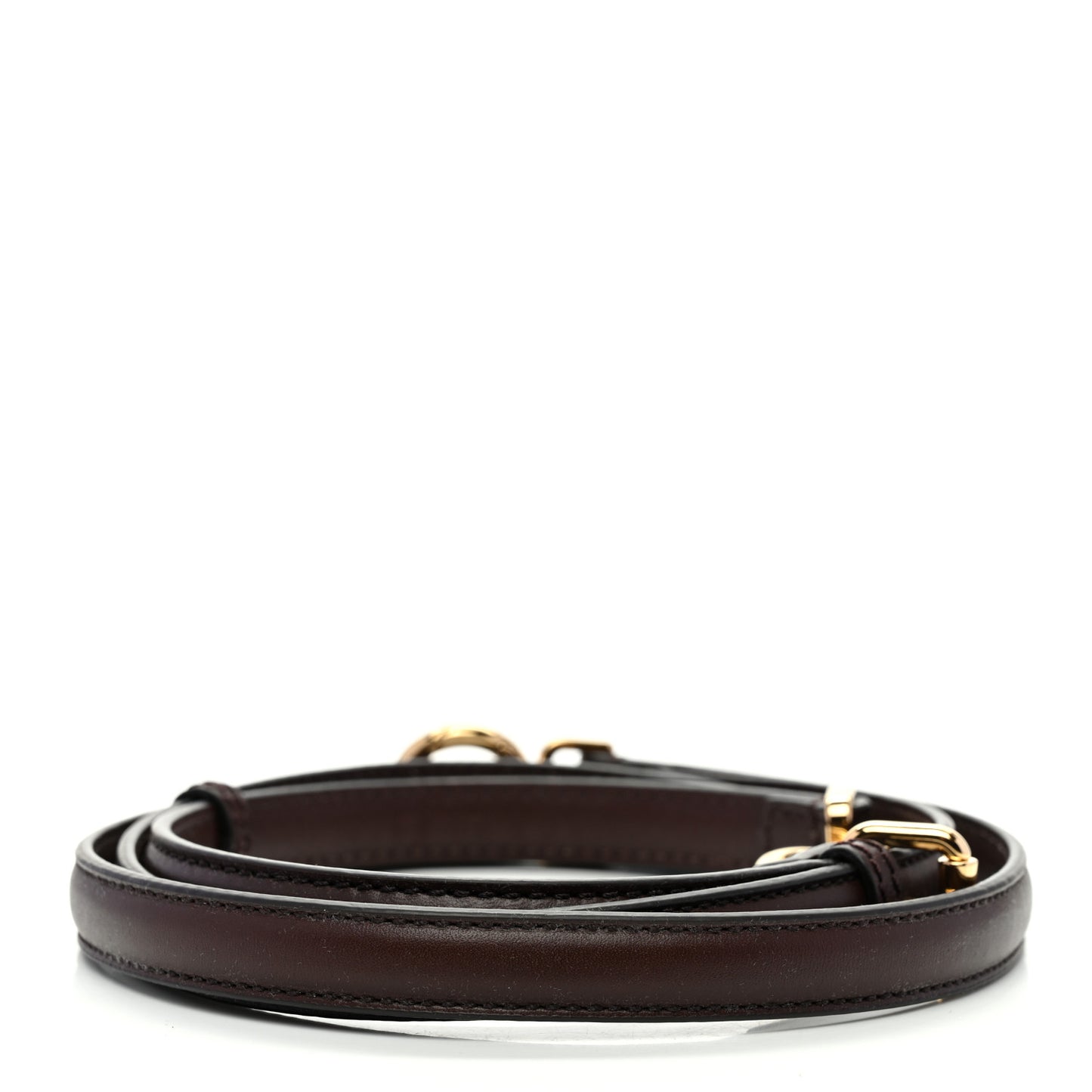 Calfskin Adjustable Peekaboo Strap Brown