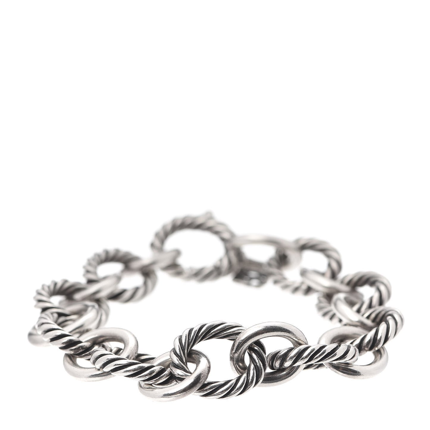 Sterling Silver 10mm Medium Oval Link Bracelet