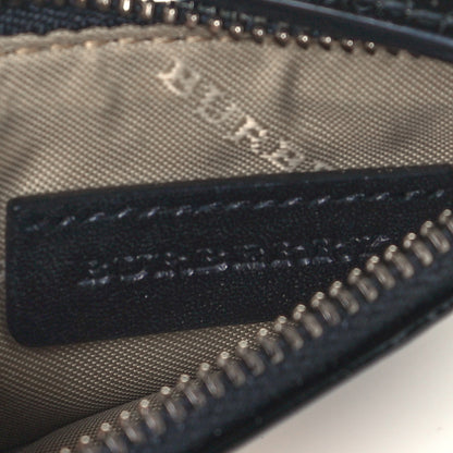 Burberry Nova Check Patent Zip Card Holder Black 6 of 8