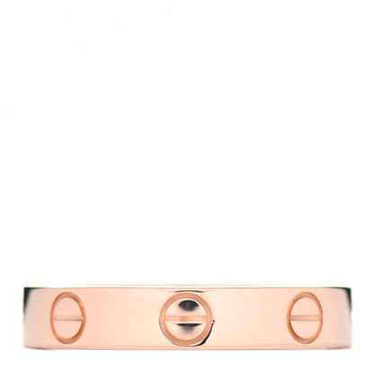Cartier 18K Pink Gold 3.5mm LOVE Wedding Band Ring 52 6 1 of 5