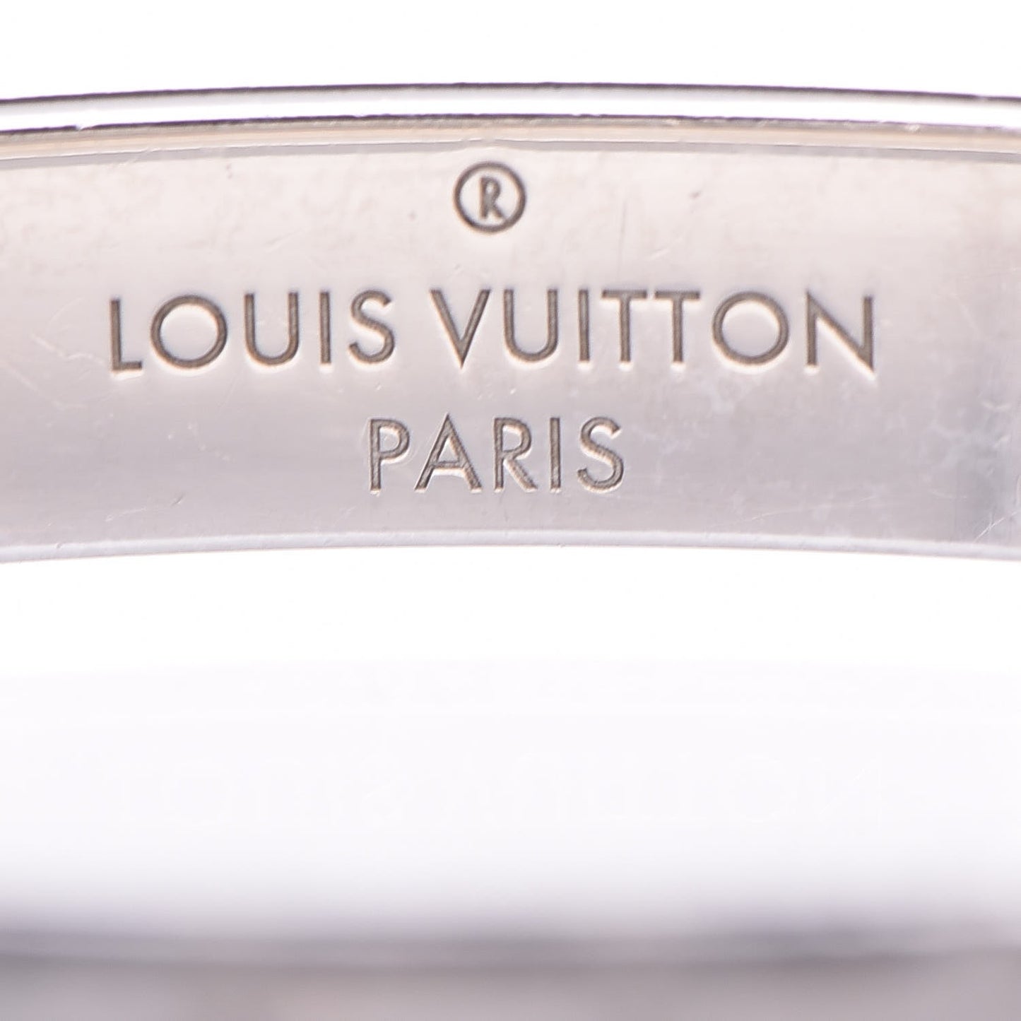 Palladium Monogram Nanogram Cuff M