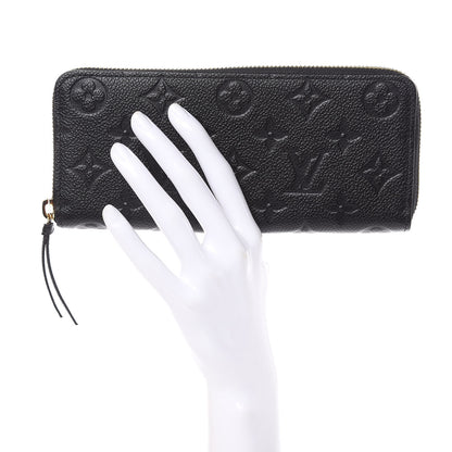 Louis Vuitton Empreinte Clemence Wallet Black 2 of 10