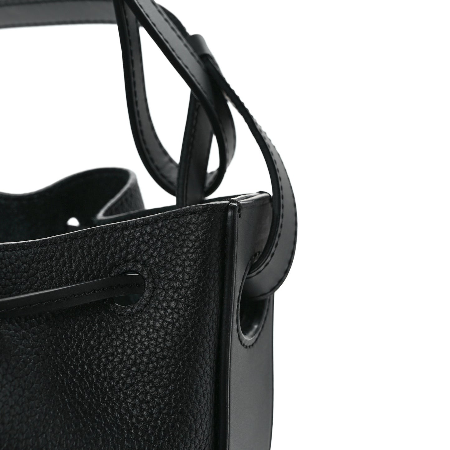 Nappa Calfskin Small Balloon Bag Black