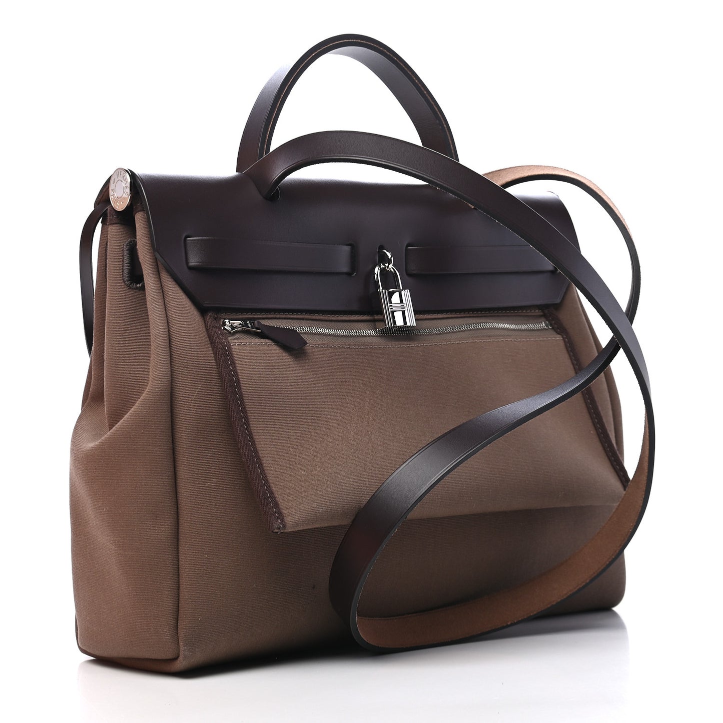 Vache Hunter Toile Herbag Zip 31 PM Etoupe Ebene
