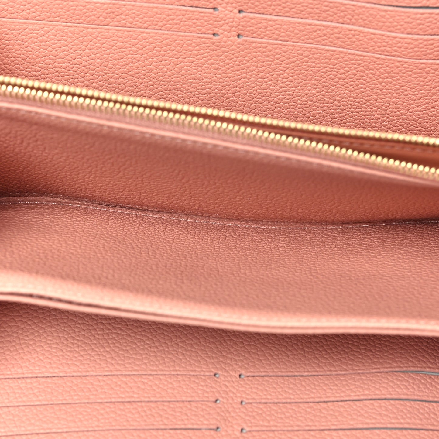 Empreinte Monogram Giant Zippy Wallet Rose Trianon Creme