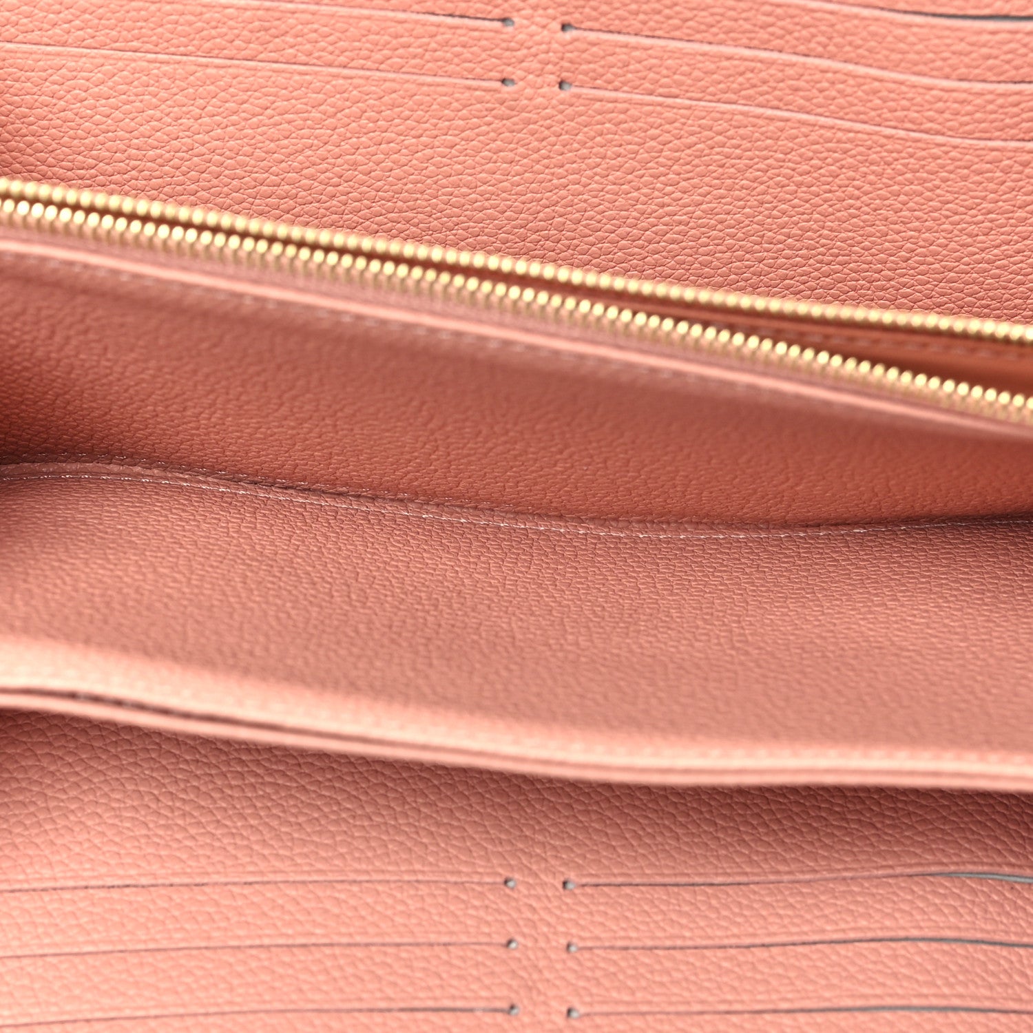 Louis Vuitton Empreinte Monogram Giant Zippy Wallet Rose Trianon Creme 5 of 6