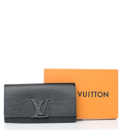 Louis Vuitton Epi Louise Wallet Black 7 of 7