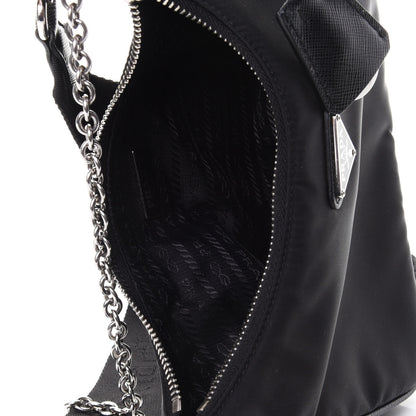 Prada Nylon Re-Edition 2005 Shoulder Bag Black 4 of 4