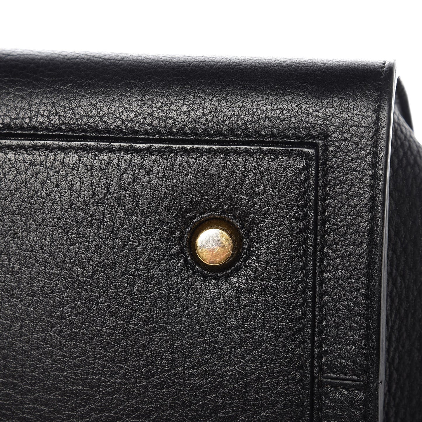 Crisped Calfskin Mini Tie Knot Tote Black