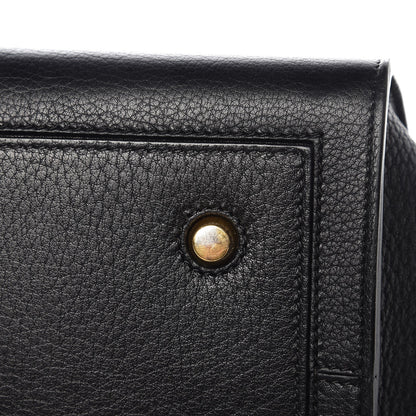 Celine Crisped Calfskin Mini Tie Knot Tote Black 11 of 11