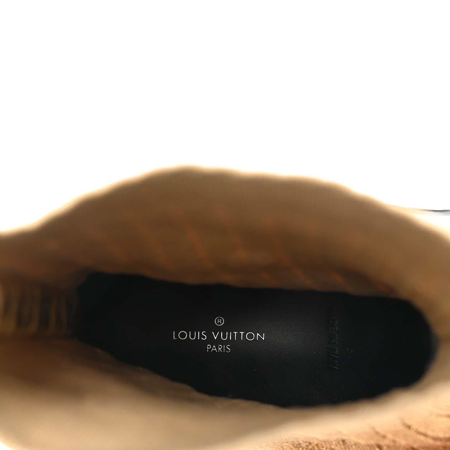 Glitter Stretch Textile Monogram LV Archlight Sneaker Boots 40 Gold Black