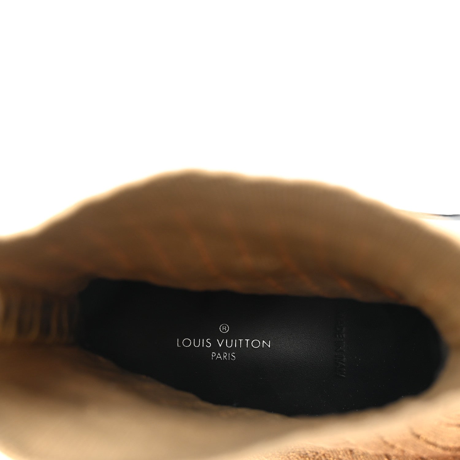 Louis Vuitton Glitter Stretch Textile Monogram LV Archlight Sneaker Boots 40 Gold Black 8 of 8