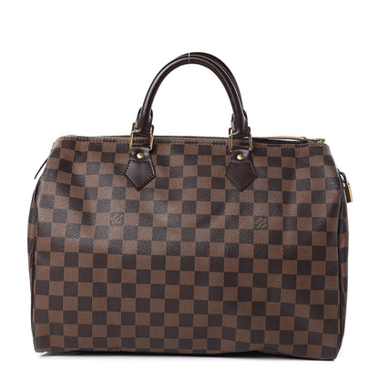 Louis Vuitton Damier Ebene Speedy 35 1 of 10