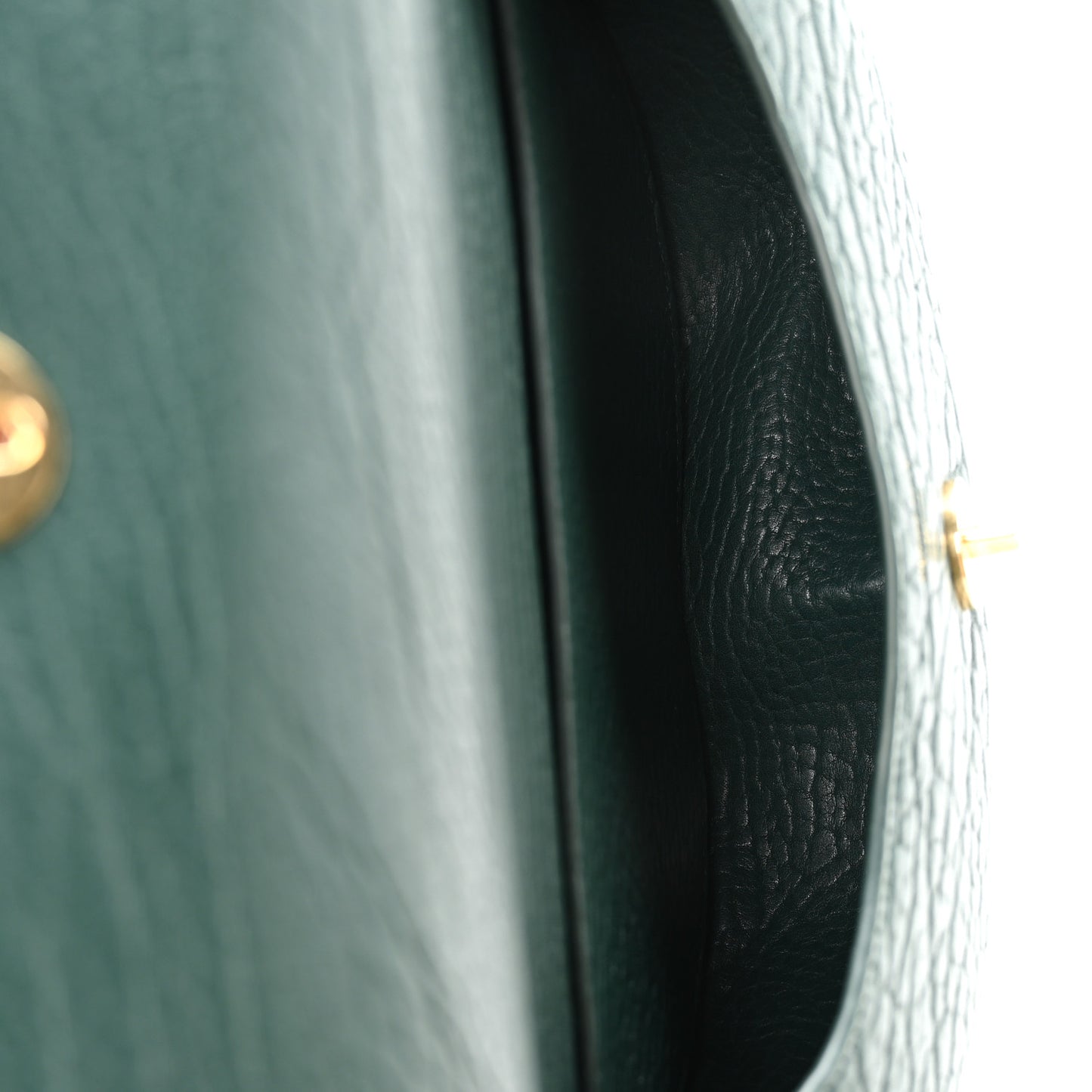 Grain Calfskin Small Chess Satchel Bag Vine