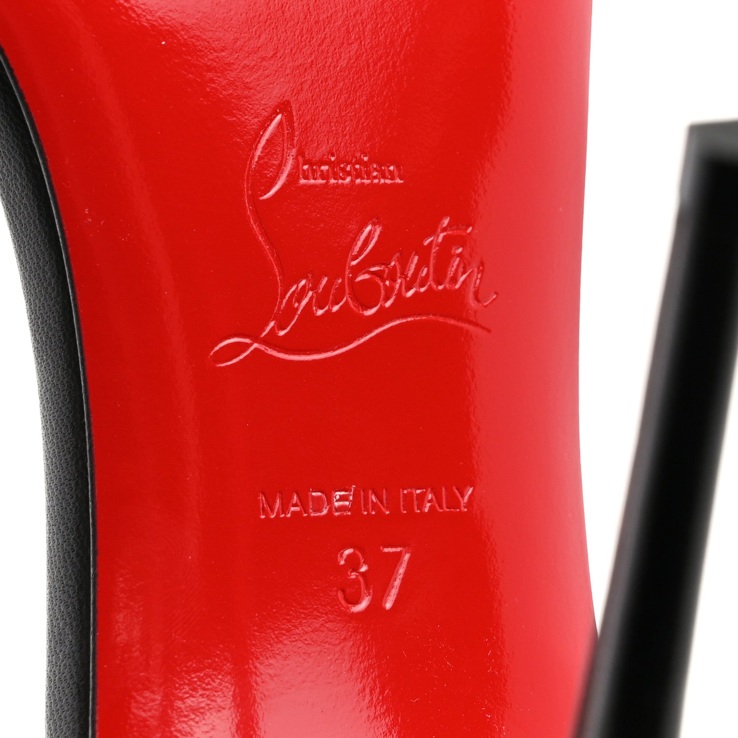 Christian Louboutin Kid Spiked So Me 100 Sandals 37 Black 7 of 8