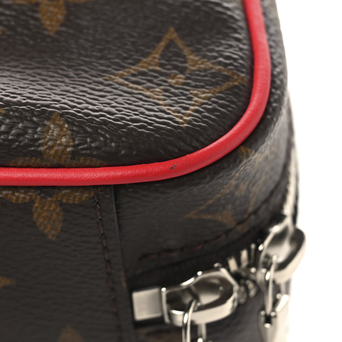 Monogram Macassar Nice Mini Rouge