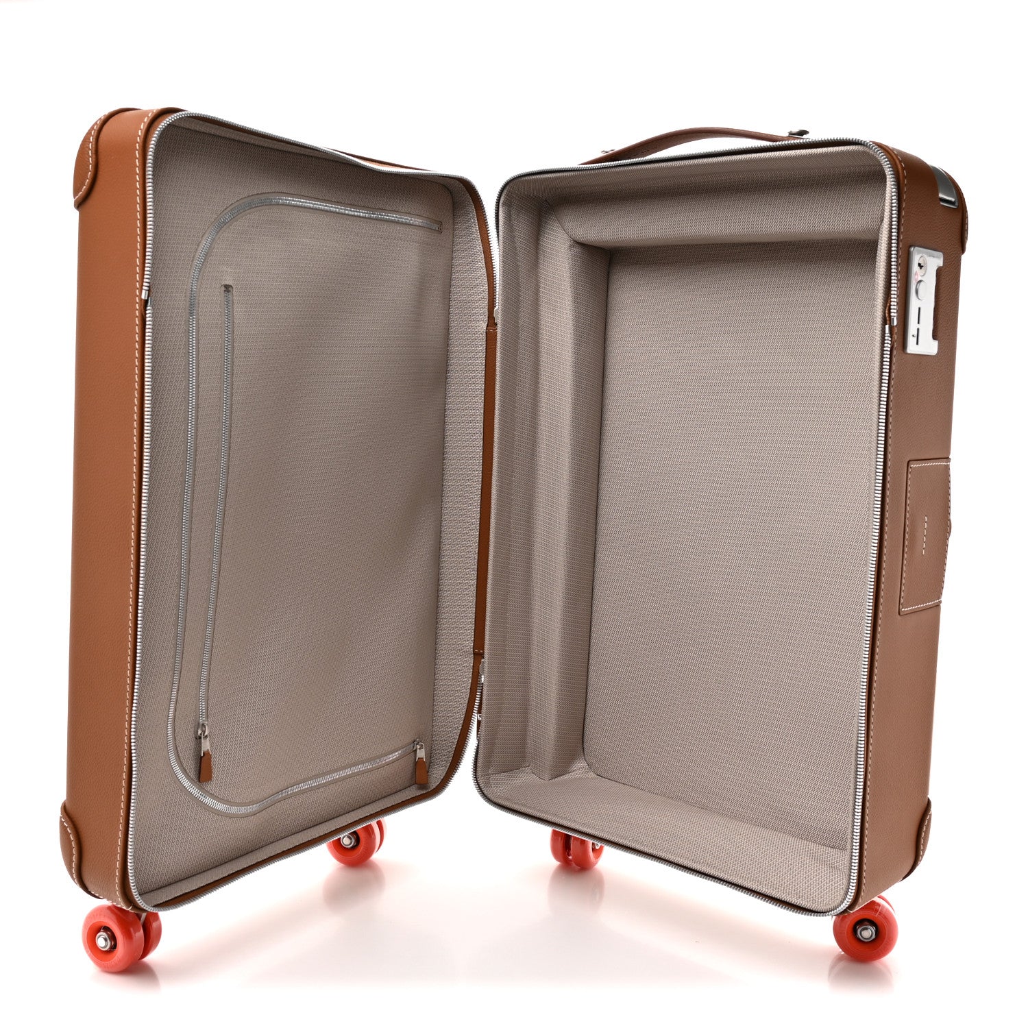 Hermes Canvas Taurillon Regate RMS Rolling Trolley Luggage Multicolor 4 of 8