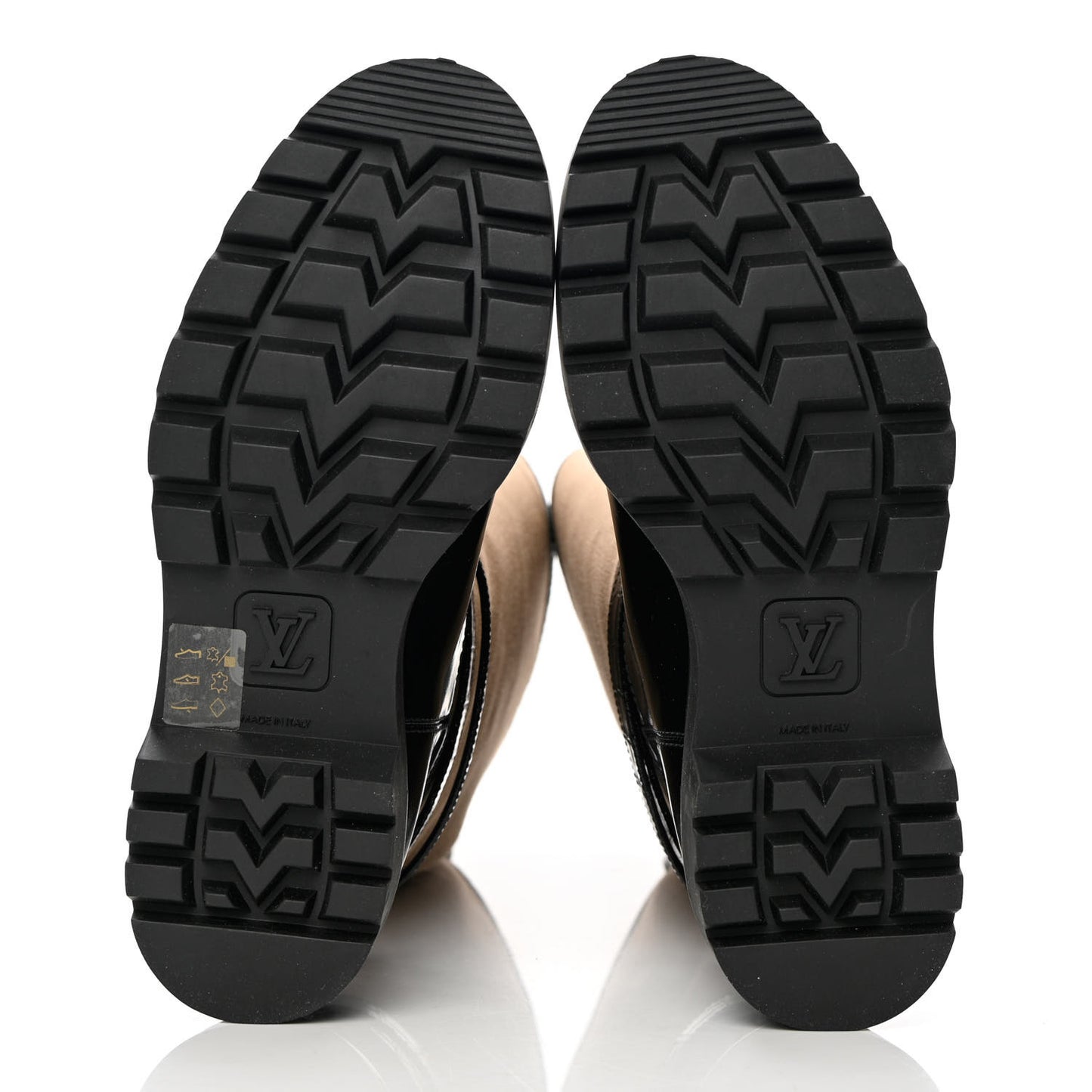 Canvas Calfskin Territory Flat High Ranger Boots 39 Khaki