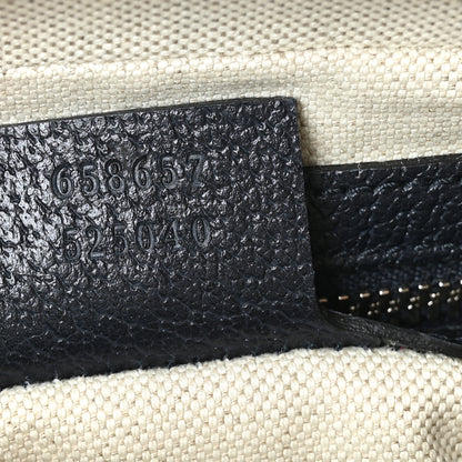 Gucci Monogram Multicolor Textured Calfskin Retro Interlocking G Belt Bag Light Blue 7 of 9