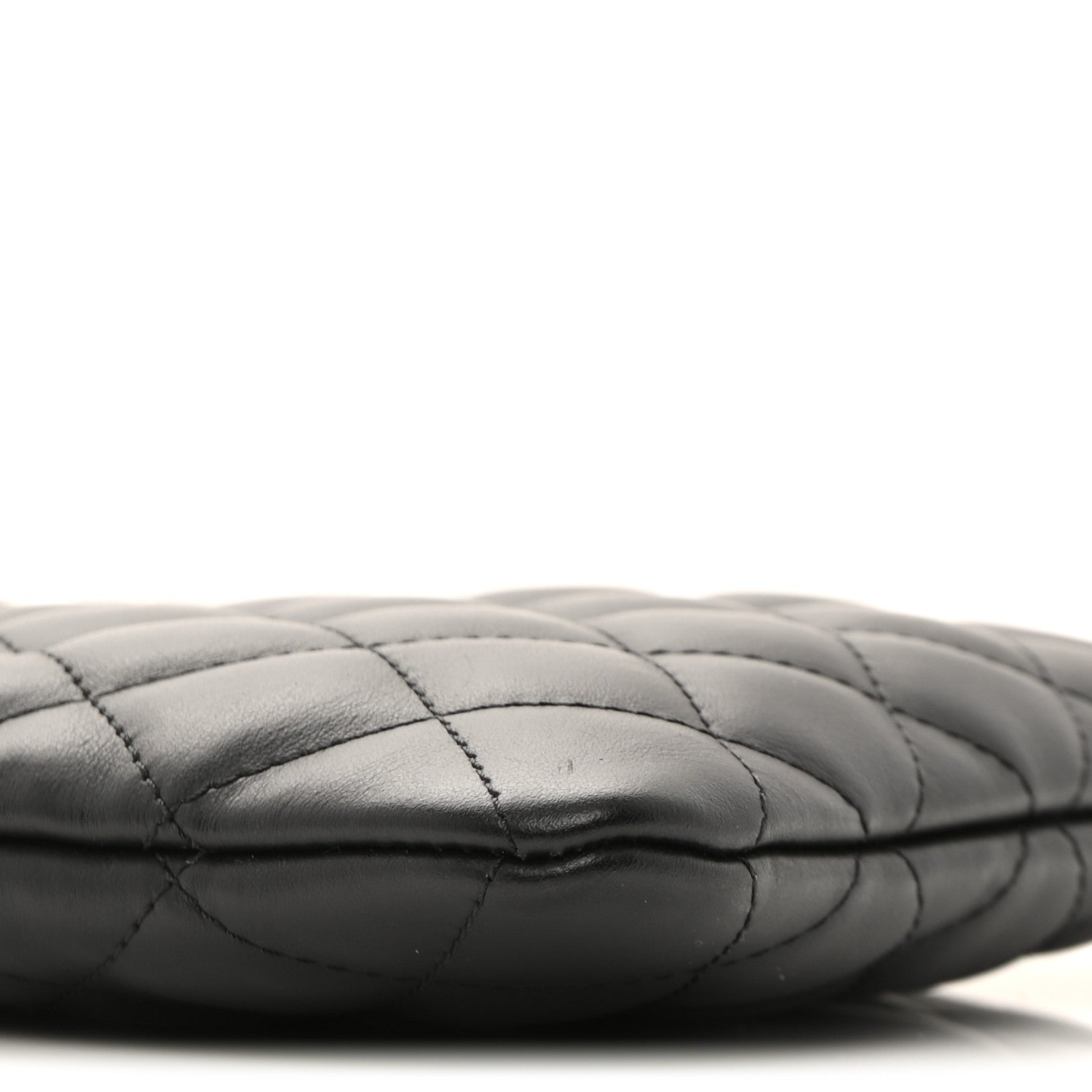 Chanel Lambskin Quilted Uniform Crossbody Bag Black 10 of 11