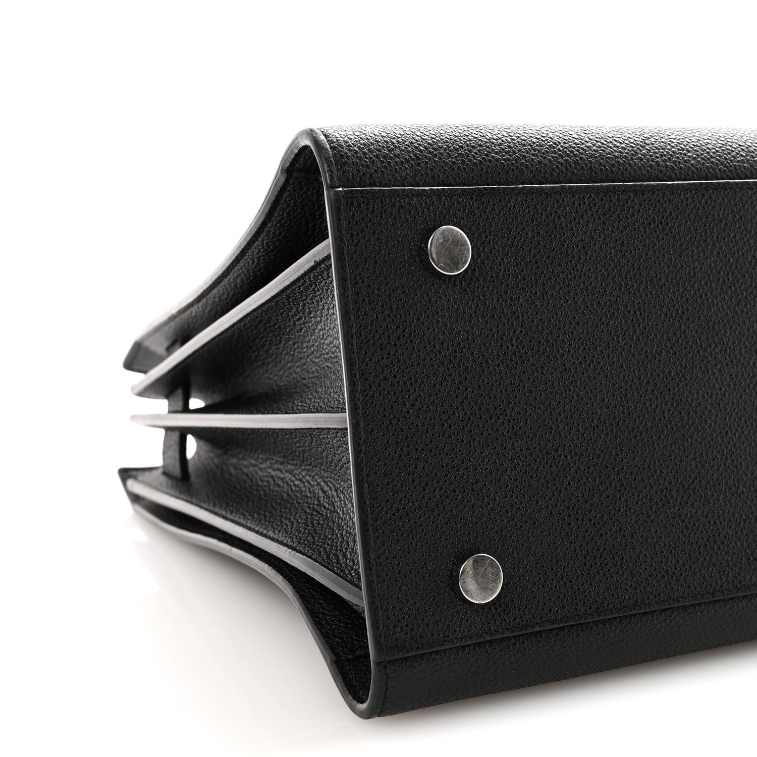 Saint Laurent Grained Calfskin Small Sac De Jour Black 8 of 9