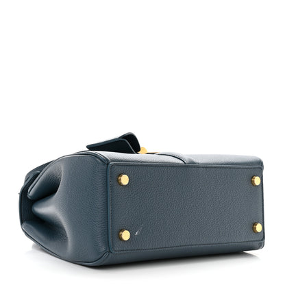 Celine Grained Calfskin Small 16 Top Handle Bag Petrol 4 of 14