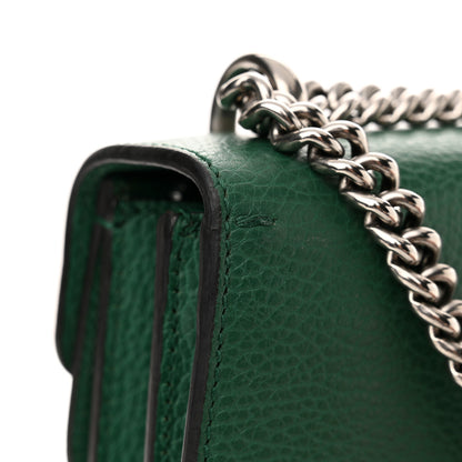 Gucci Pebbled Calfskin Small Dionysus Shoulder Bag Emerald 13 of 14