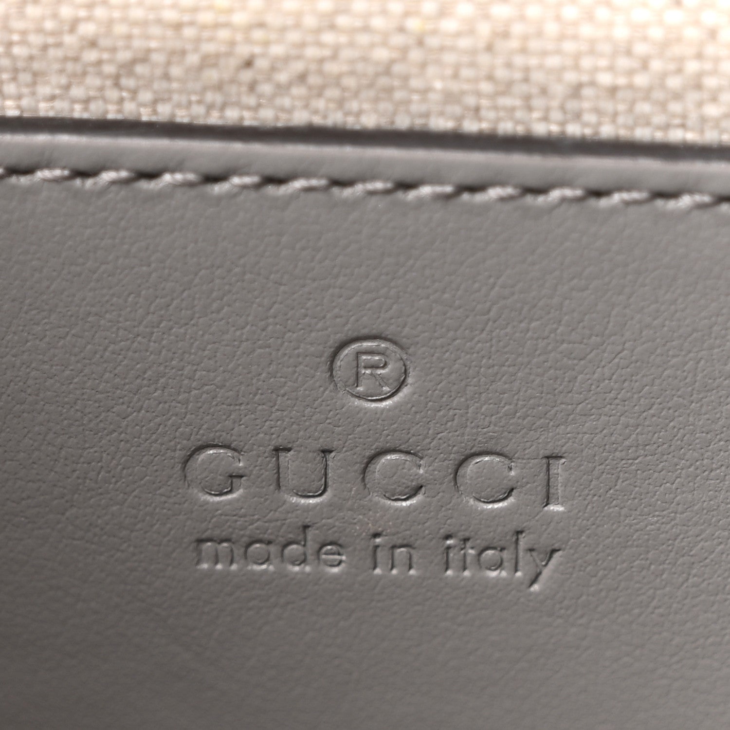 Gucci Calfskin GG Matelasse Small Slim Chain Shoulder Bag Dusty Grey Natural 6 of 10