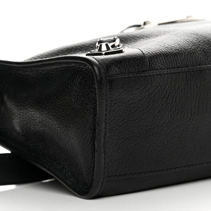Balenciaga Chevre Silver Metallic Edge Hardware S City Black 9 of 12