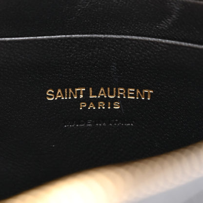 Saint Laurent Grain De Poudre Matelasse Monogram Mini Lou Camera Bag Black 6 of 10