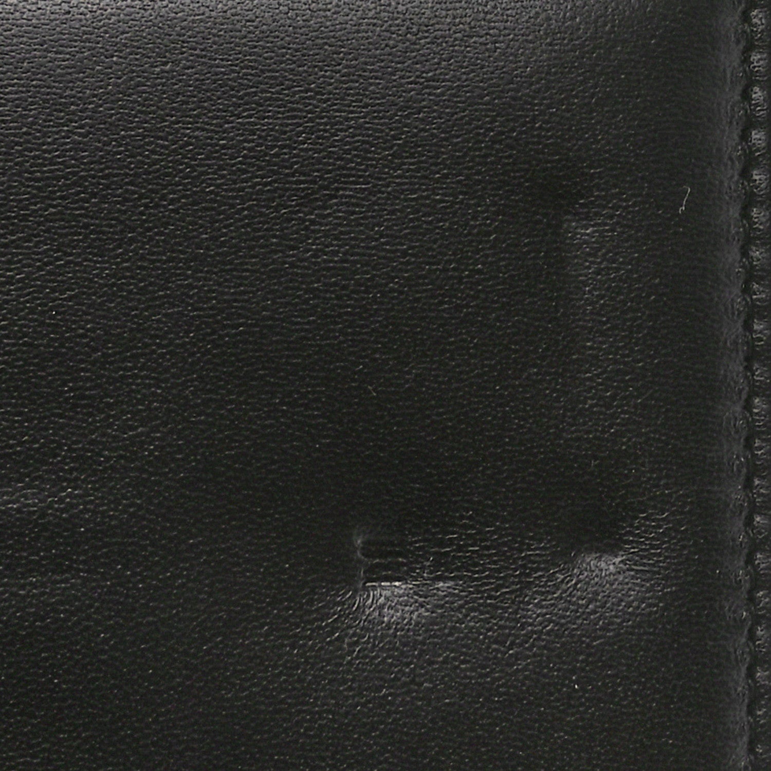 Chanel Calfskin Painted Chevron Embossed Boy Wallet On Chain WOC Black 11 of 11