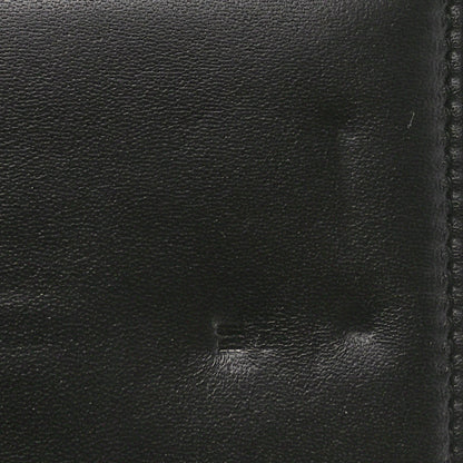 Chanel Calfskin Painted Chevron Embossed Boy Wallet On Chain WOC Black 11 of 11