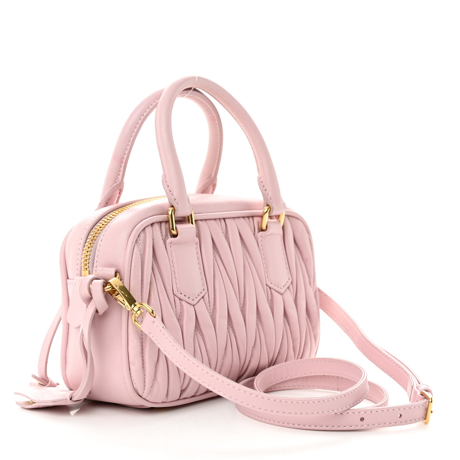 Miu Miu Nappa Matelasse Small Arcadie Alabastro 3 of 13