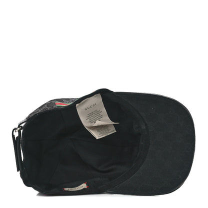 Gucci Monogram Web Baseball Hat XL Black 6 of 9