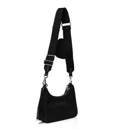Prada Nylon Re-Edition 2005 Shoulder Bag Black 2 of 4