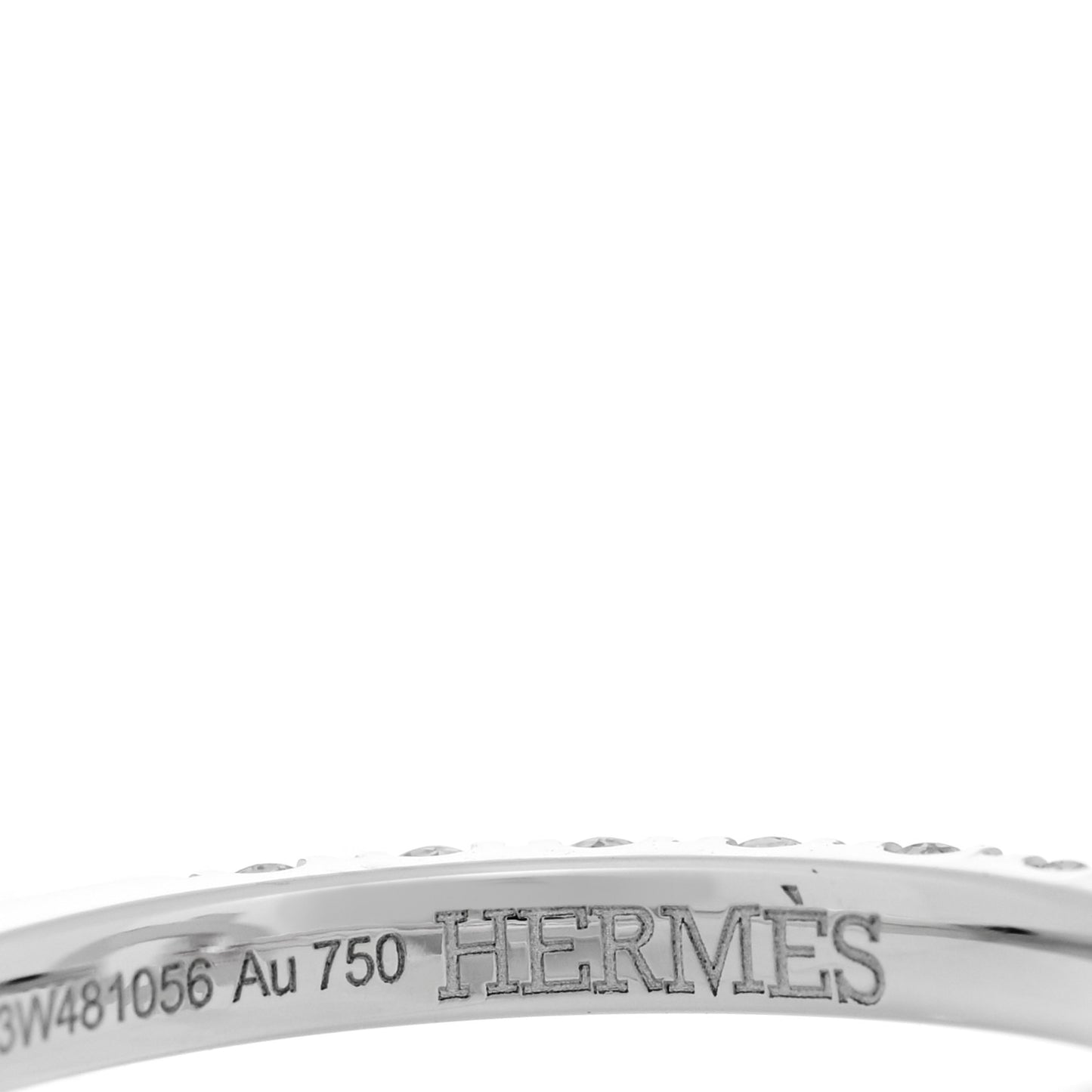 18K White Gold Diamond Finesse Ring 52 6