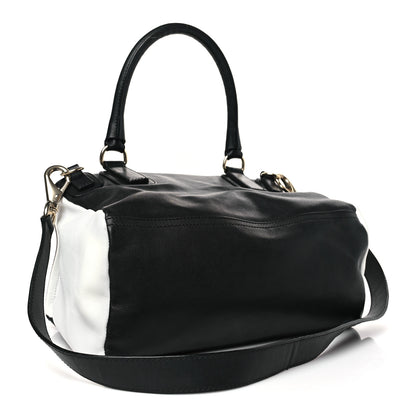 Givenchy Sugar Goatskin Medium Tri-Color Pandora Black Linen White 3 of 7