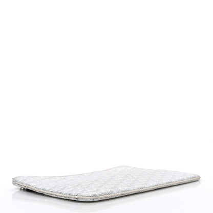 Goyard Goyardine Senat Pochette MM White 4 of 7