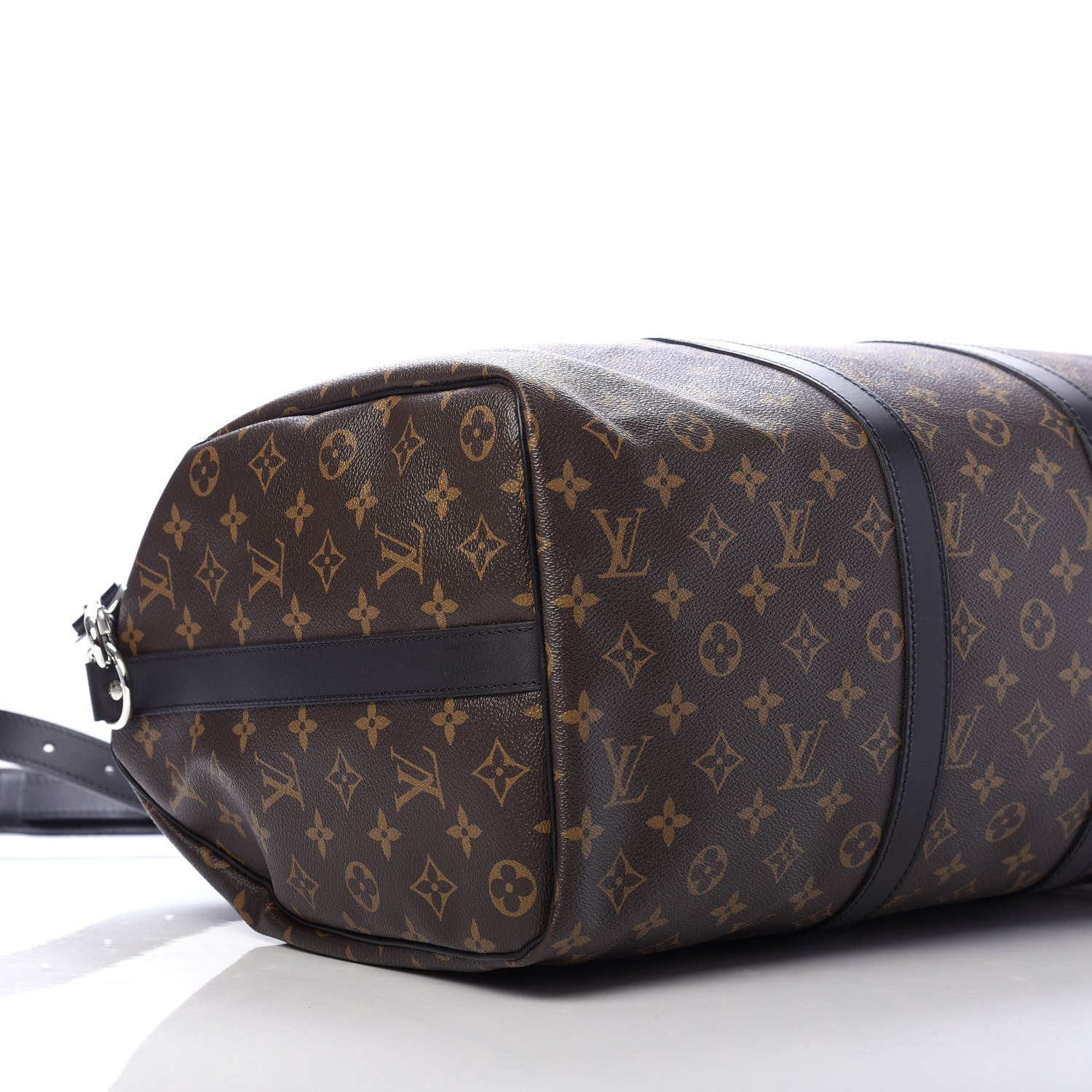 Louis Vuitton Monogram Macassar Keepall Bandouliere 45 5 of 11