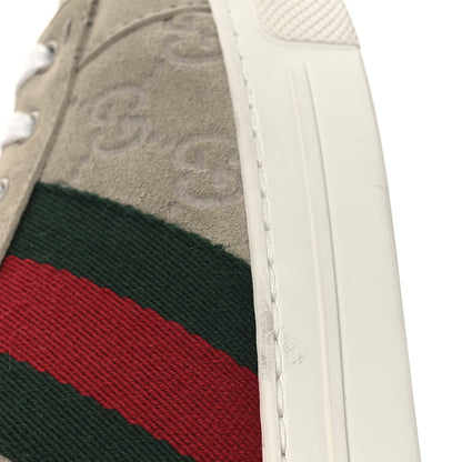 Gucci Suede Web Mens Ace Sneakers 8.5 Oatmeal 11 of 12