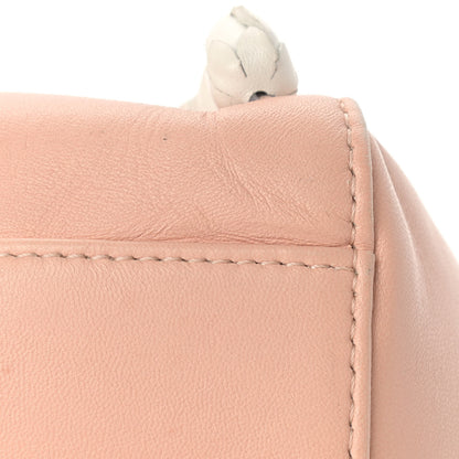 Fendi Nappa Rosebud Mini Peekaboo Iconic Satchel Baby Pink 24 of 26