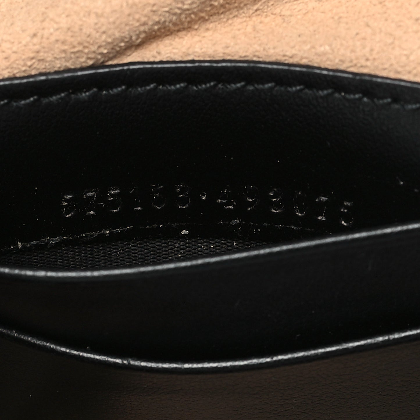 Calfskin Matelasse Mini GG Marmont 2.0 Bucket Bag Black