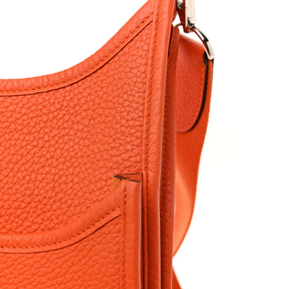 Hermes Taurillon Clemence Evelyne III PM Feu 23 of 27