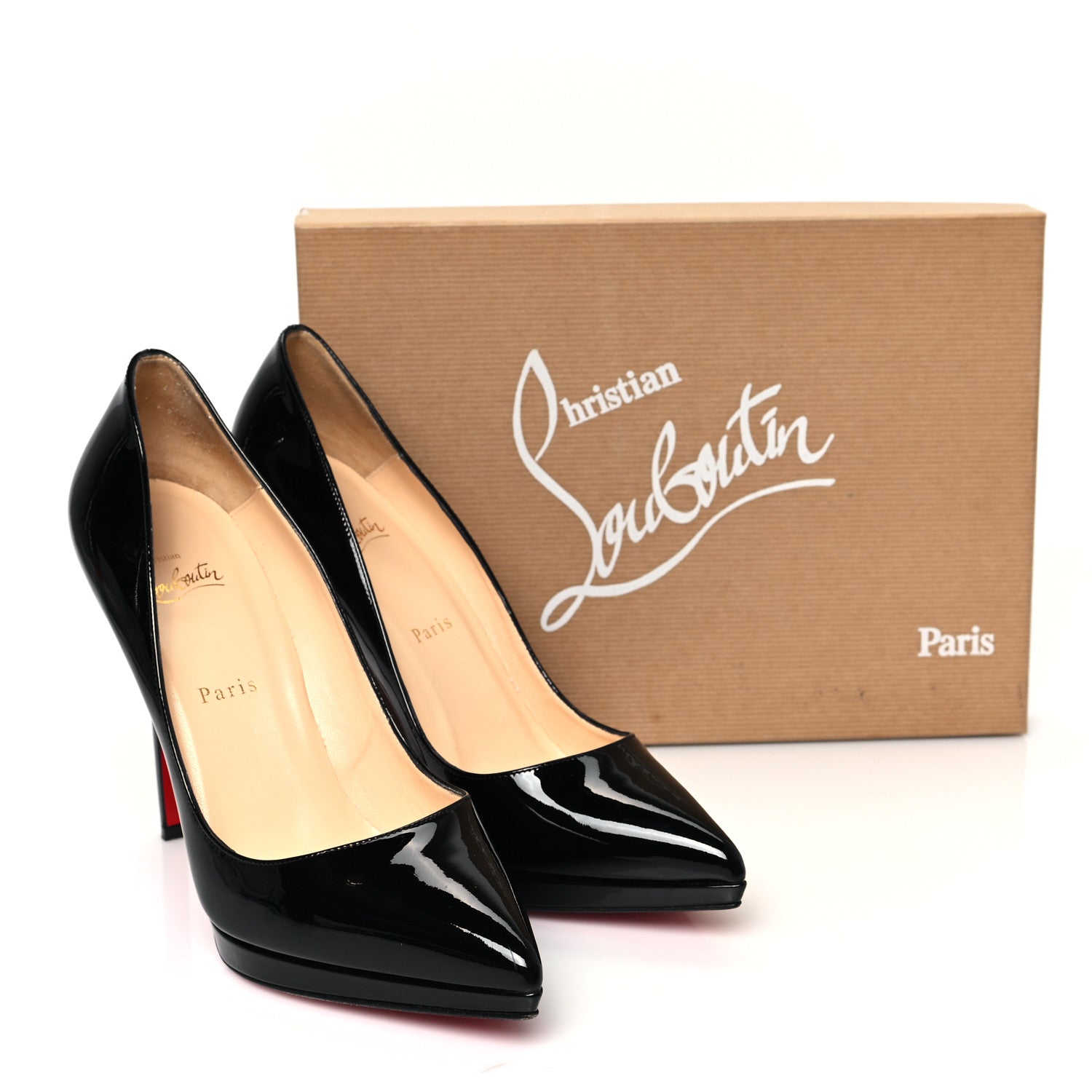 Christian Louboutin Patent Pigalle Plato 120 Pumps 40.5 Black 8 of 8