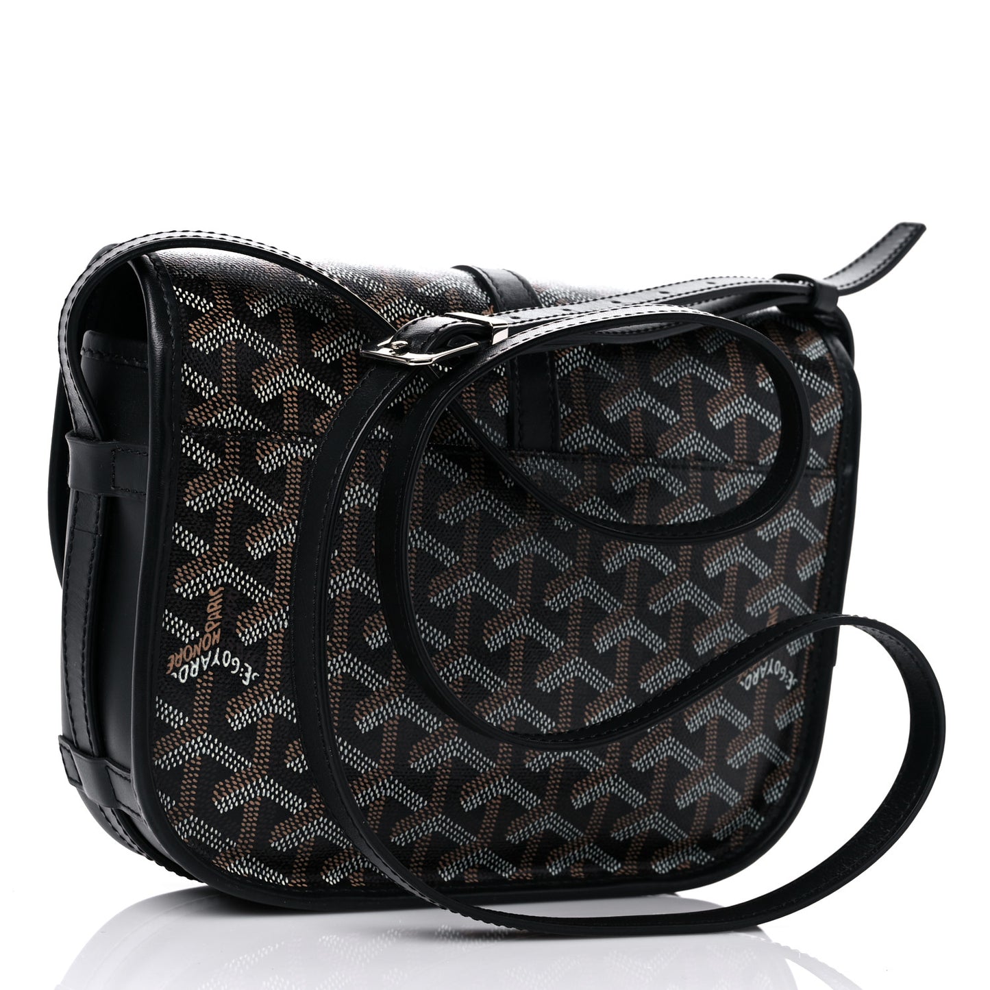 Goyardine Belvedere II PM Messenger Bag Black