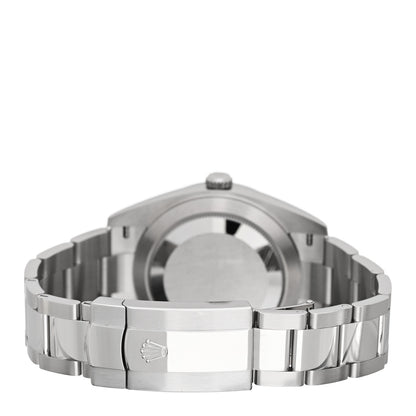 Rolex Stainless Steel 41mm Oyster Perpetual Datejust Watch Slate 126300 3 of 5